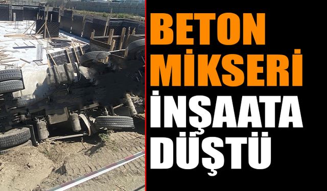 Beton Mikserinin Uçuşu Sürücüyü Yaraladı