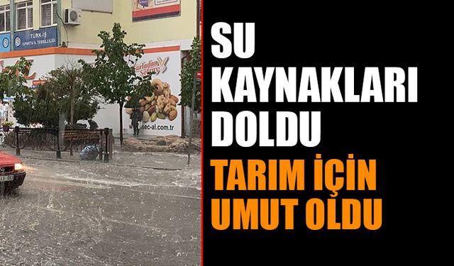 Isparta'da Yağış Sevinci: Su Kaynakları Doldu, Ekipler Tetikte Bekliyor