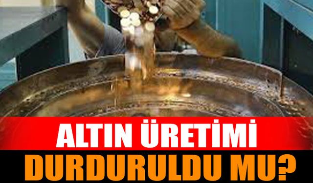 Altın Üretimi Durduruldu Mu?