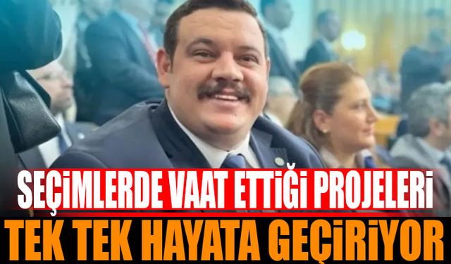 Mustafa Kodal seçimlerde vaat ettiği projeleri birer birer hayata geçiyor