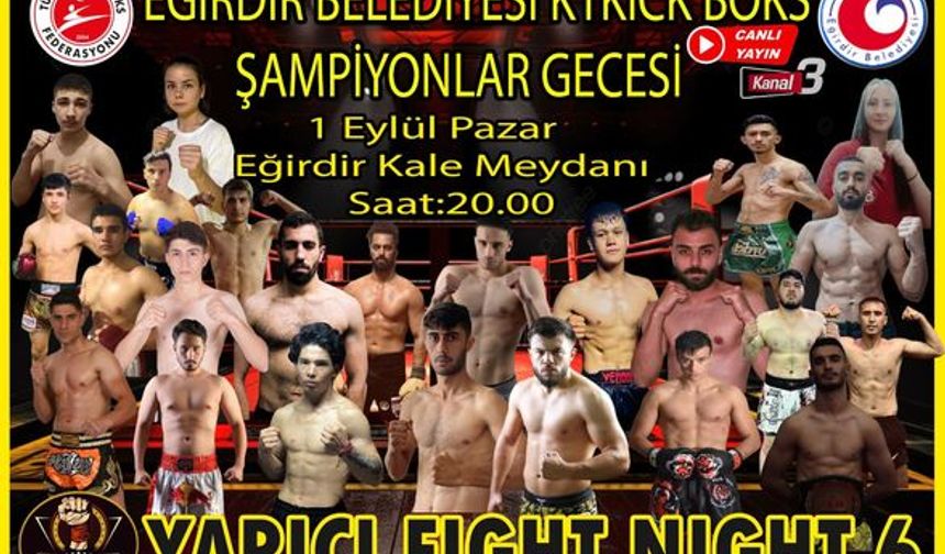 Profesyonel K1 Kick Boks Şampiyonlar Gecesi Yaklaşıyor