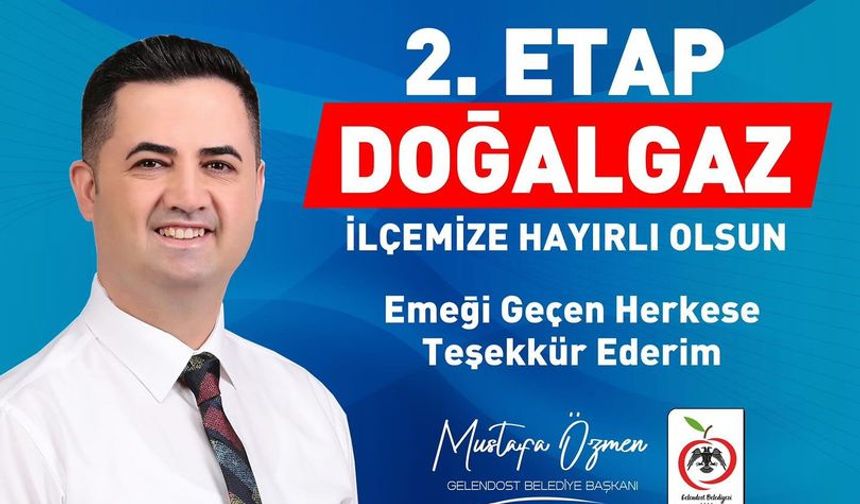 Gelendost'ta Doğalgaz 2. Etap Çalışmaları Başladı