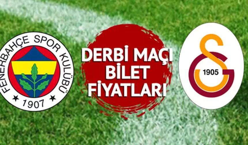 Fenerbahçe-Galatasaray derbisinin bilet fiyatları belli oldu!