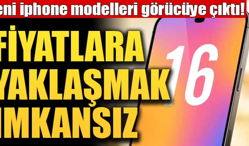 iPhone 16 modellerinin Türkiye fiyatları belli oldu!