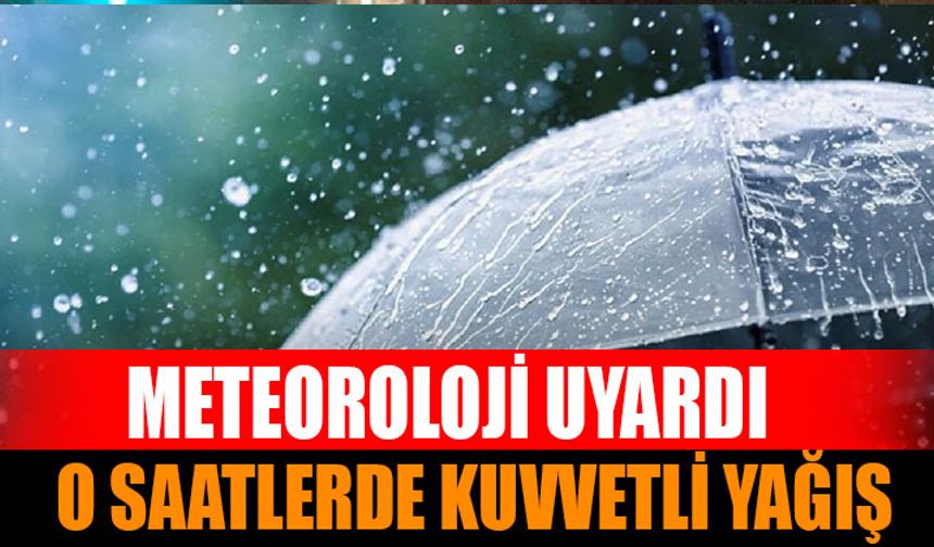 Meteoroloji'den Isparta ve Burdur İçin Kuvvetli Yağış Uyarısı