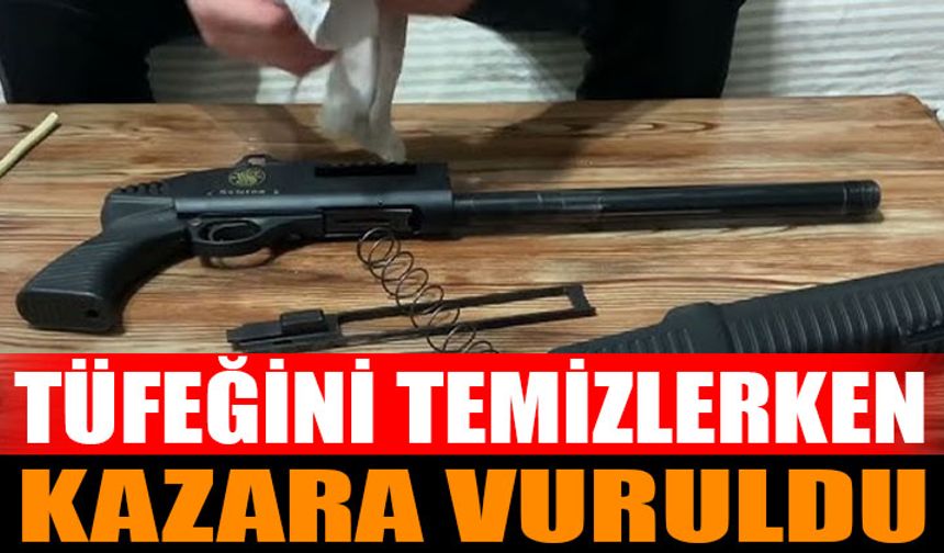 Tüfek Temizliği Yaparken Kazara Vuruldu