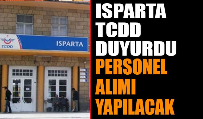 TCDD Duyurdu :Personel Alımı Yapılacak