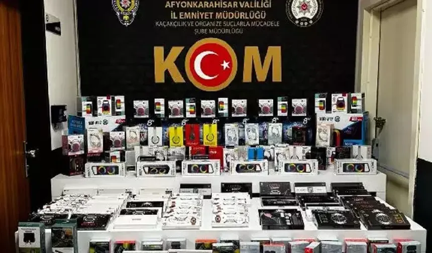 Afyonkarahisar’da Kaçakçılığa Büyük Darbe