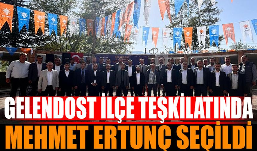 İlçe Teşkilatında Mehmet Ertunç Yeniden Başkan Seçildi