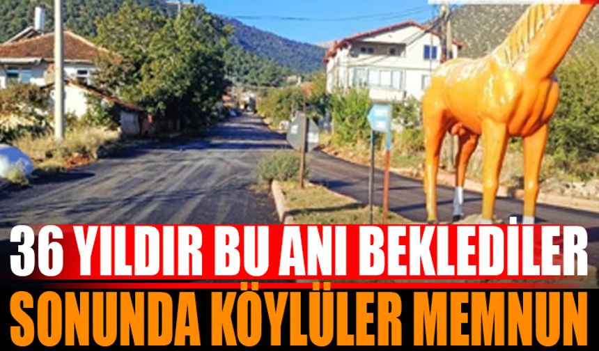 Gedikli Köyü, 35 Yıl Sonra Asfalta Kavuştu!