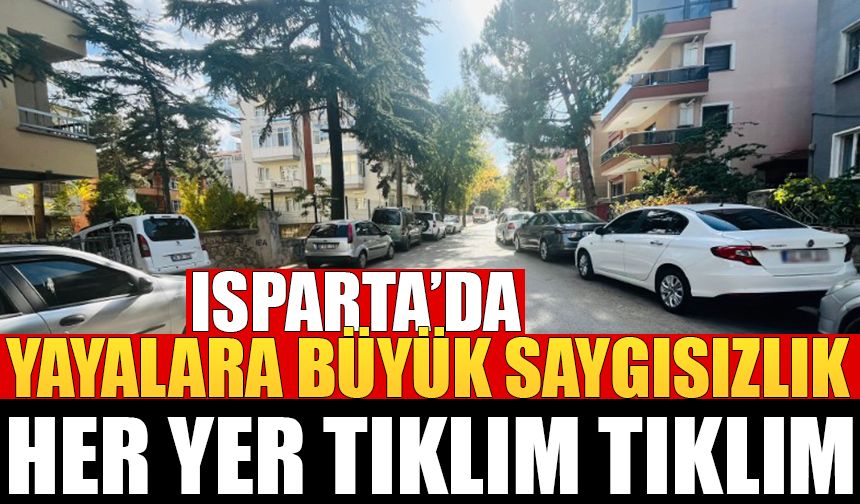 Isparta'da yayalara büyük saygısızlık!