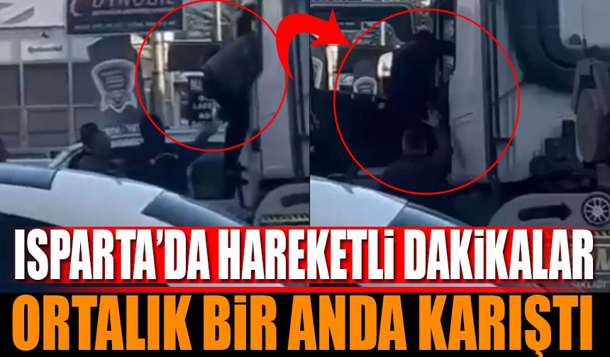 Isparta'da Hareketli Dakikalar O Anlar Kamerada (Video Haber)