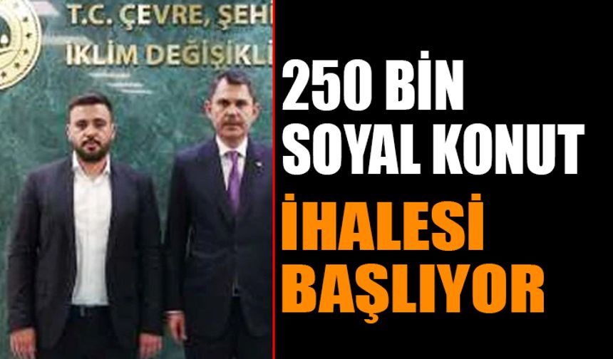 Yalvaç'a 250 Bin Sosyal Konut Projesi Müjdesi