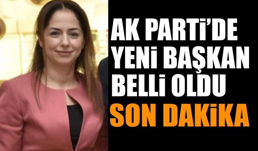 AK Parti'de Yeni Başkan Burcu Okumuş Oldu