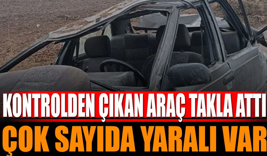 Kontrolden Çıkan Araç Talka Attı: Çok Sayıda Yaralı Var