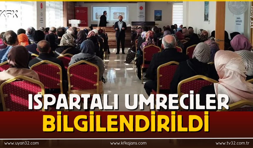 Ispartalı Umreciler Bilgilendirildi