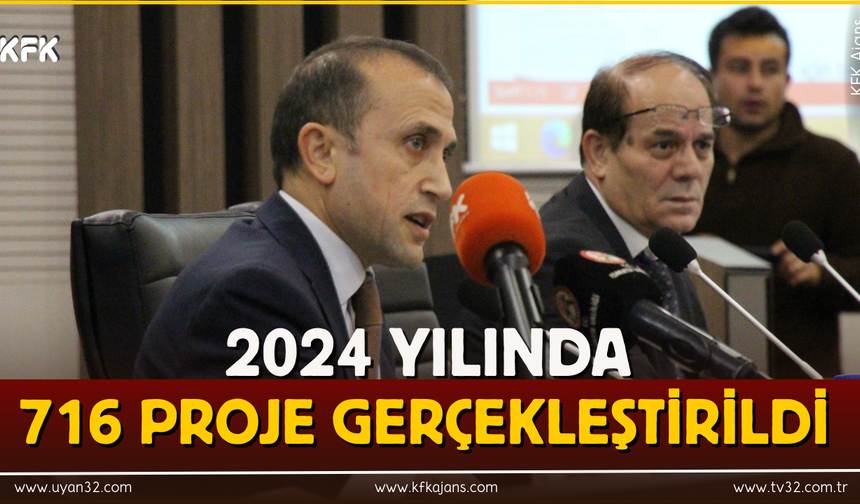 2024 Yılında716 Proje Gerçekleştirildi