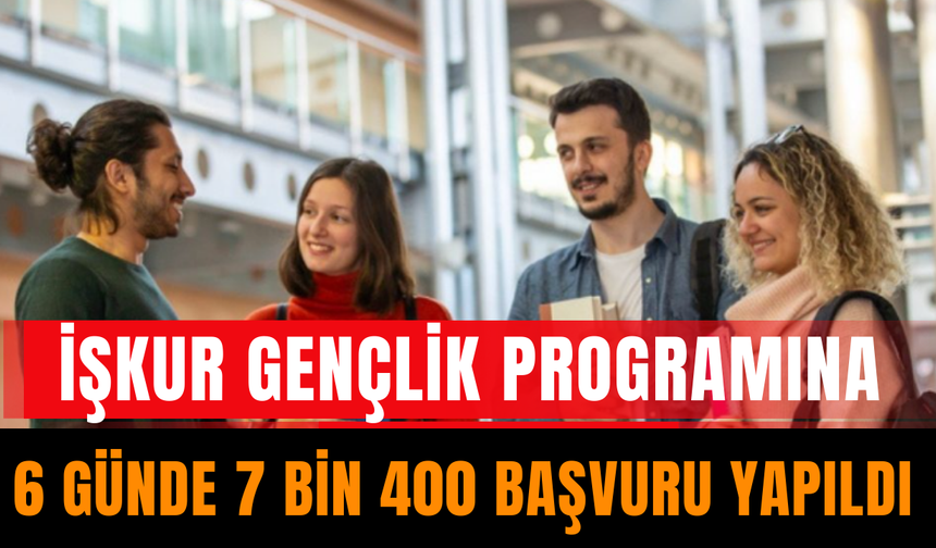 İŞKUR Gençlik Programı’na 6 Günde 7 Bin 400 Başvuru