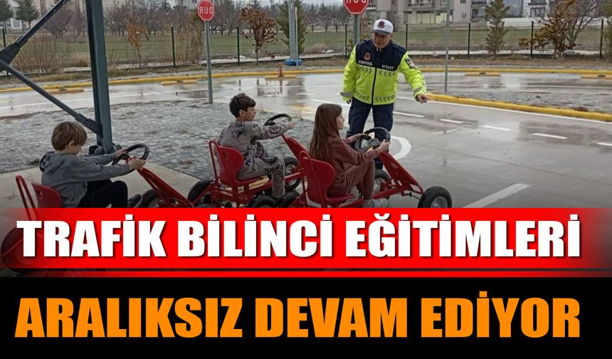 Trafik Bilinci Eğitimleri Aralıksız Devam Ediyor