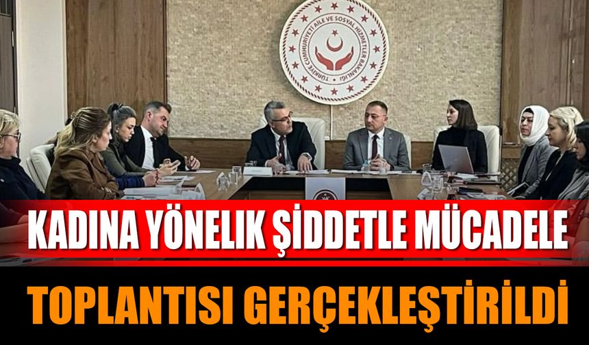 Kadına Yönelik Şiddetle Mücadele Toplantısı Gerçekleştirildi