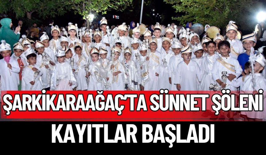 Şarkikaraağaç Belediyesi’nden Sünnet Şöleni Kayıtları Başladı