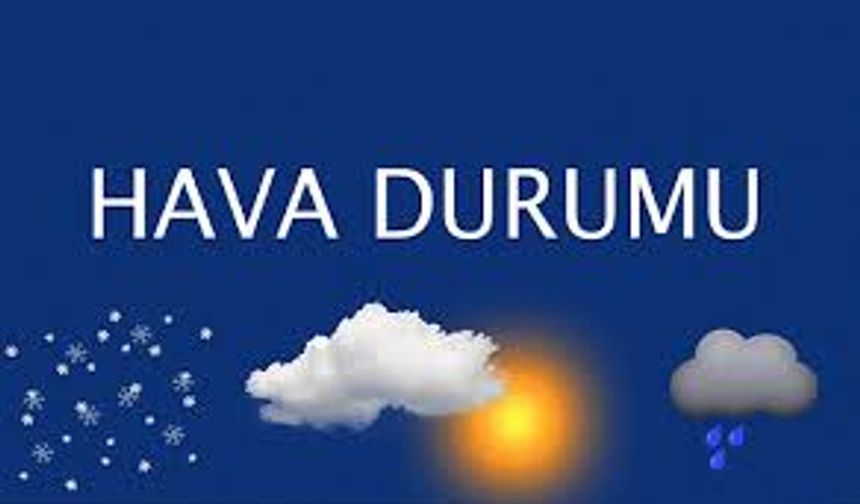 Burdur’da 2 Aralık Salı Hava Durumu