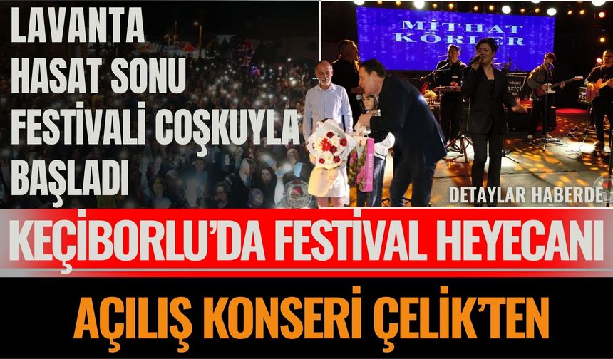 Keçiborlu Gül ve Lavanta Hasat Sonu Festivali