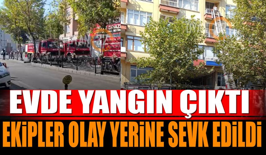 Isparta'da ev yangını! Ekipler olay yerine sevk edildi