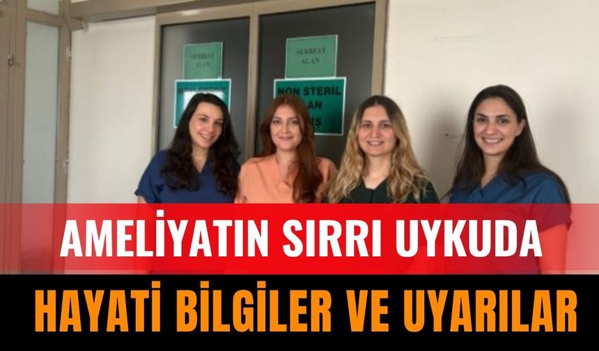 Dünya Anestezi Günü’nde Hayati Bilgiler ve Uyarılar
