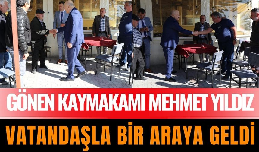Gönen Kaymakamı Vatandaşlarla Bir Araya Geldi