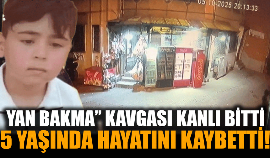 5 yaşındaki çocuk ’yan bakma’ kavgasında öldürüldü! (VİDEO HABER)