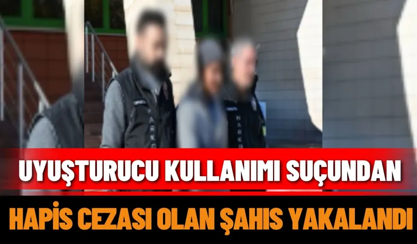Isparta’da uy*şturucu kullanımı suçundan hapis cezası olan şahıs yakalandı
