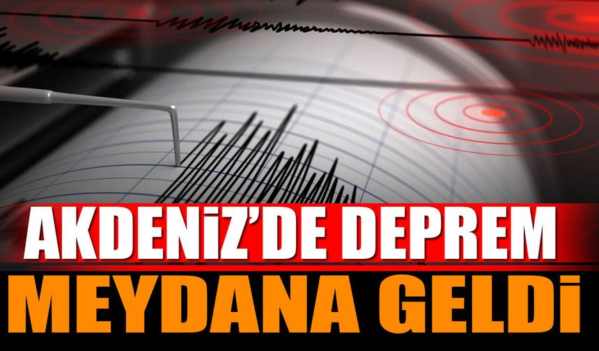 Komşuda deprem meydana geldi