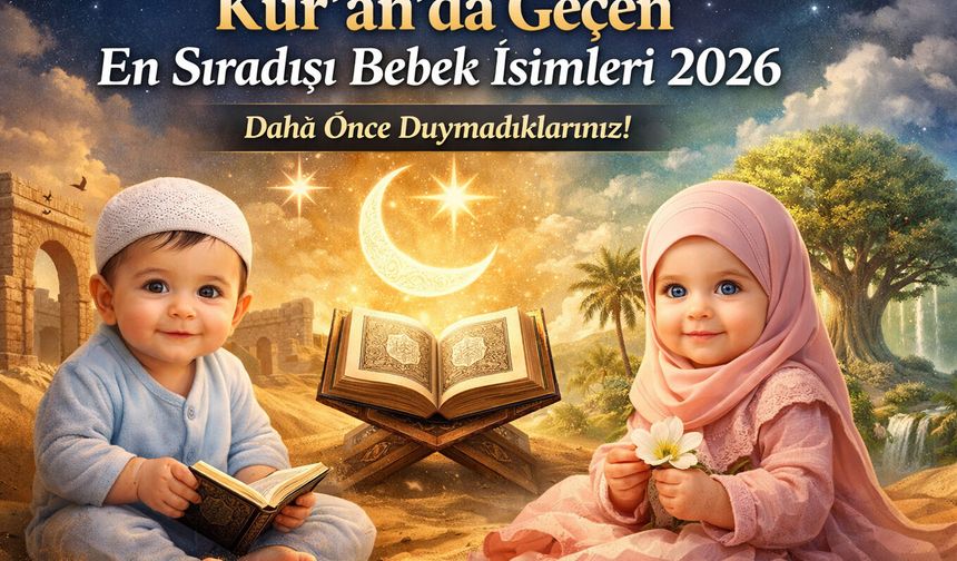 Kur’an’da Geçen Hiç Duyulmamış Bebek İsimleri 2026: (Anlamlarıyla Birlikte)