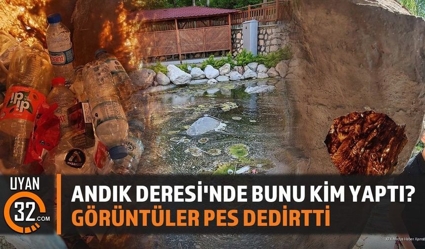 Andık Deresi'nde Bunu Kim Yaptı? Görüntüler Pes Dedirtti