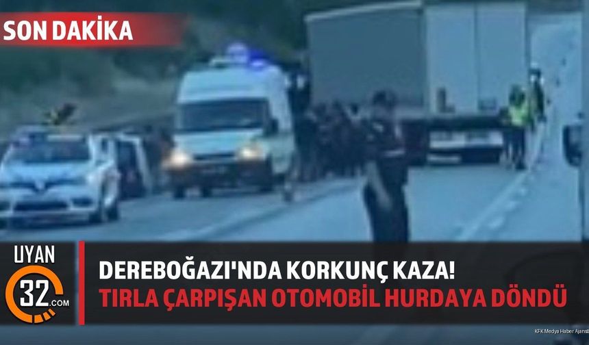 Antalya-Isparta Yolunda Ölümlü Trafik Kazası