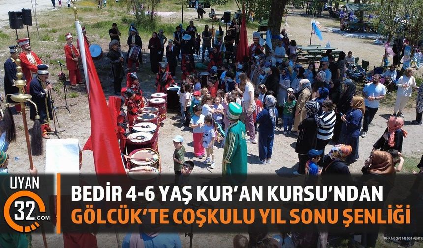 Bedir 4-6 Yaş Kur'an Kursu'ndan Gölcük'te Coşkulu Yıl Sonu Şenliği
