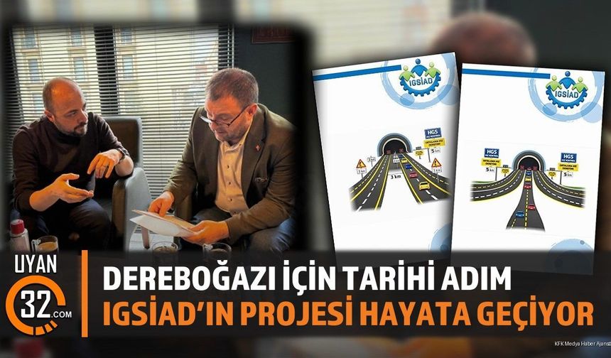 Dereboğazı İçin Tarihi Adım IGSİAD'ın Projesi Hayata Geçiyor