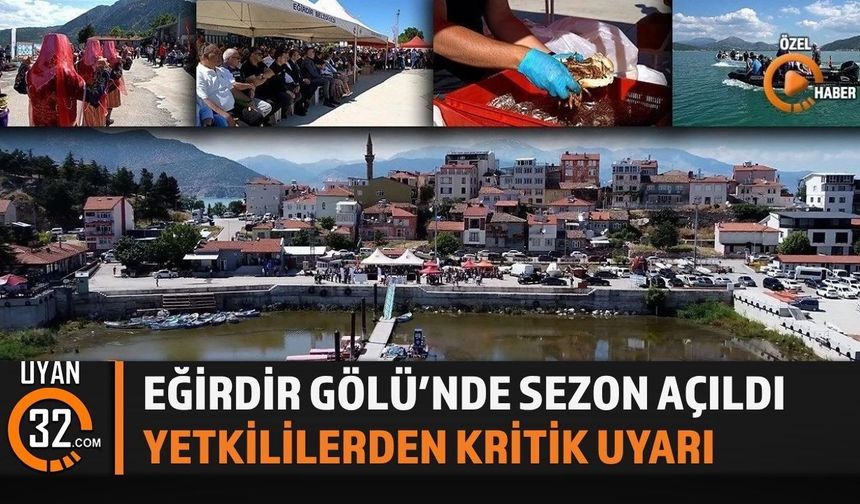 Türkiye'nin Önemli İç Su Kaynaklarından Eğirdir Gölü'nde Av Sezonu Başladı