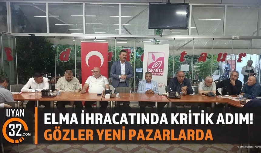 Elma İhracatında Kritik Adım! Gözler Yeni Pazarlarda