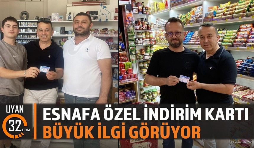 Esnafa Özel İndirim Kartı Uygulaması Sürüyor