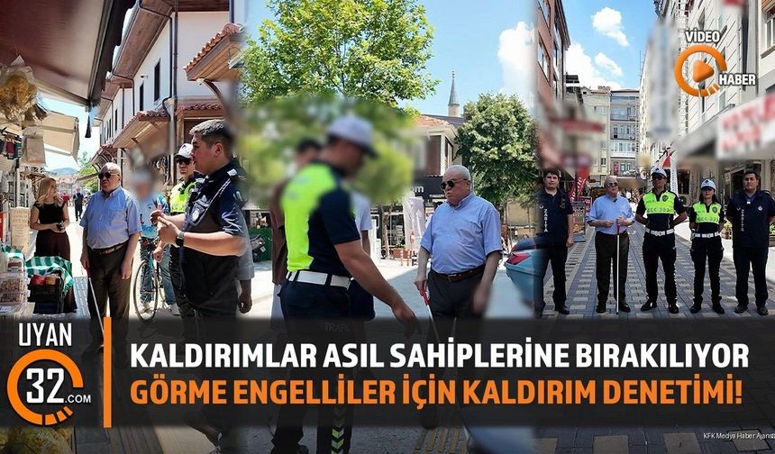 Görme Engelliler İçin Sahada Farkındalık Denetimi