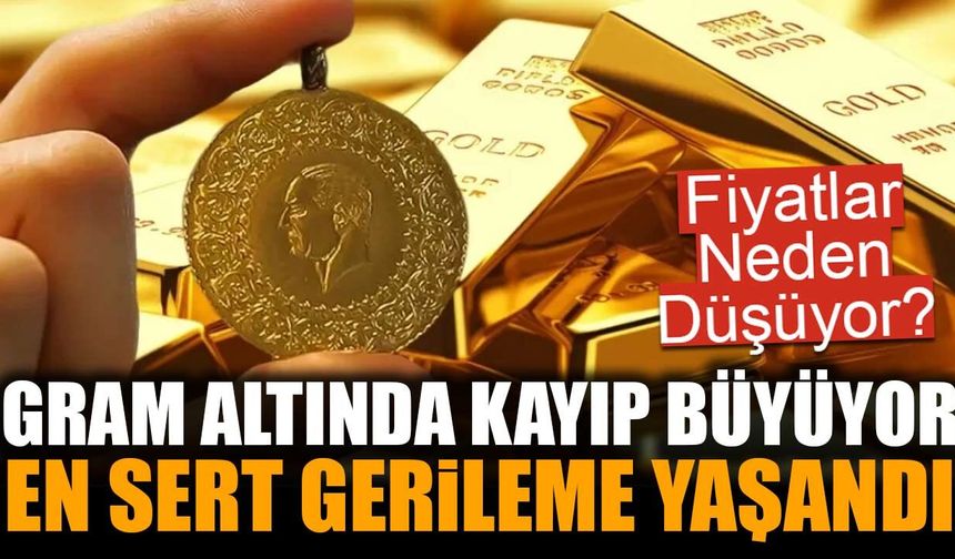 Gram Altında Düşüş Hız Kesmeden Devam Ediyor!