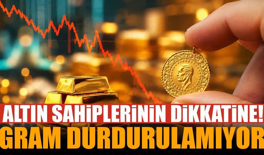 Gram Altın Düşmeye Devam Ediyor! Jeopolitik Gerilim ve Fed Baskısı