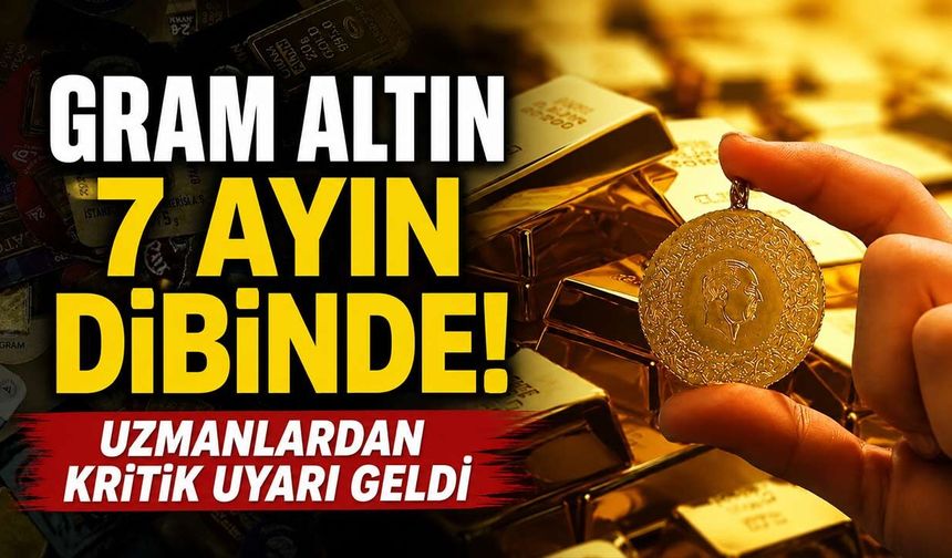 Gram Altın Freni Patlamış Kamyon Gibi! 7 Ayın En Düşük Seviyesine Geriledi!