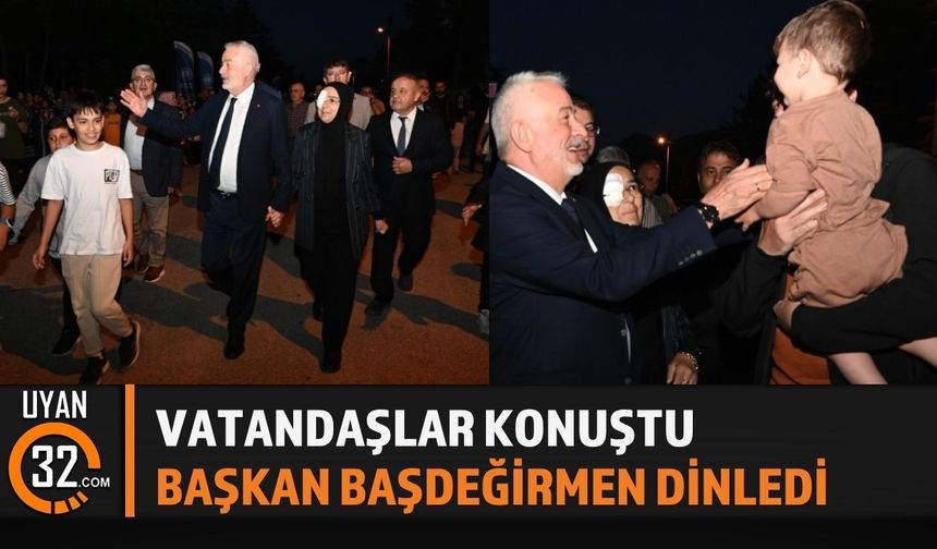 Işıkkent’te Vatandaşlar Konuştu, Başkan Dinledi