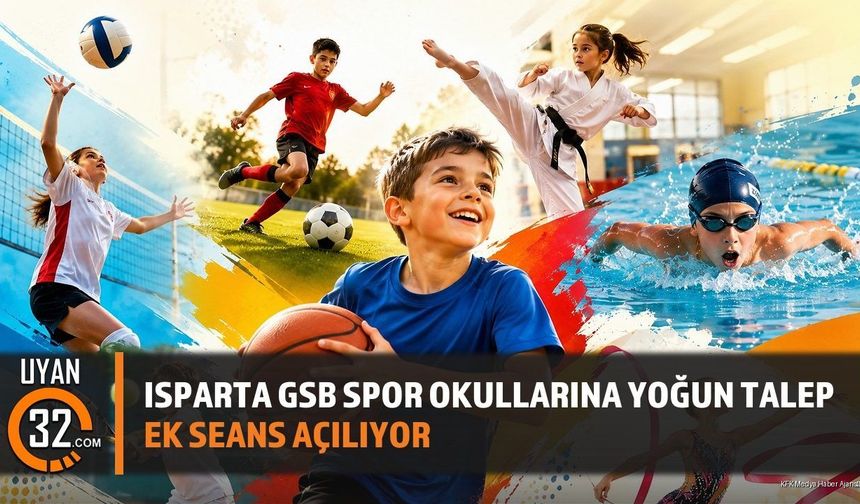 Isparta GSB Spor Okulları Ek Seans Kayıtları Başladı