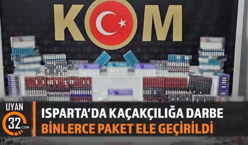 Isparta Polisi Kaçak Ürünlere Göz Açtırmıyor