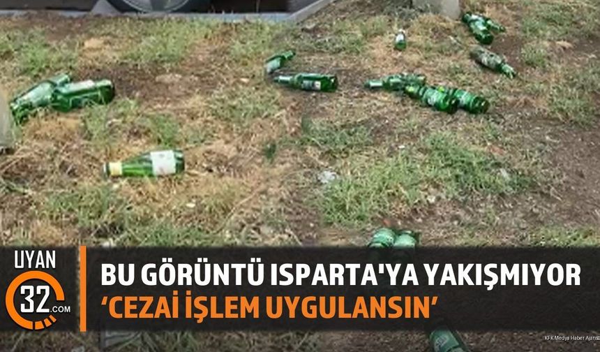 Isparta'da Düğün Salonu Çevresi Atık Kirliliğine Tepkiler Yükseldi