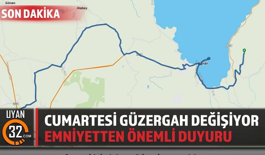 Isparta'da Gül Festivali Bisiklet Yarışı İçin Trafik Düzenlemesi